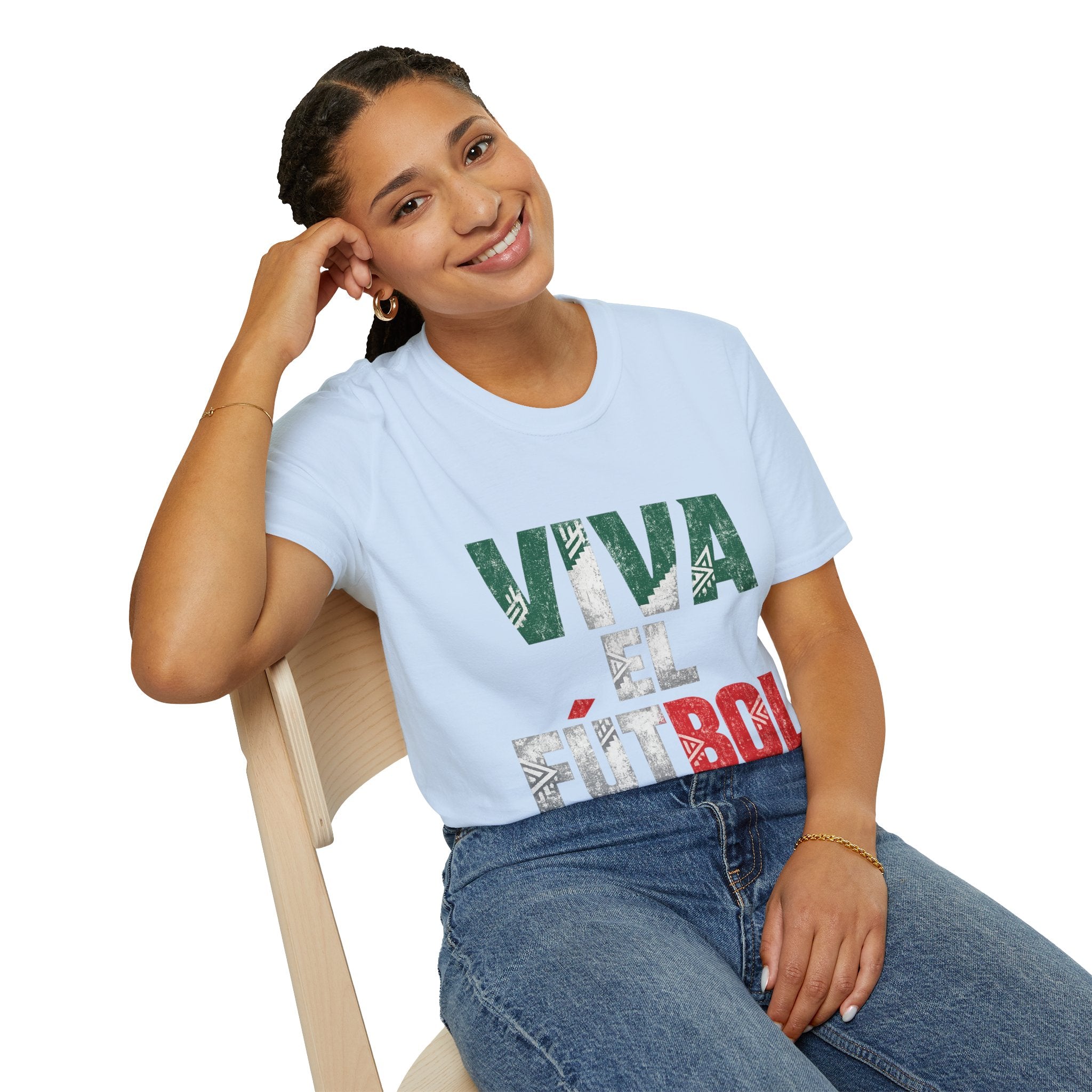 Mexico T-Shirt — "Viva El Fútbol" Mexican Soccer Graphic Tee