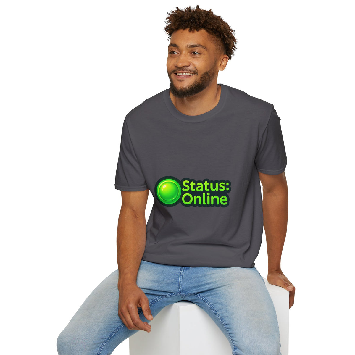 Status Online T-Shirt — Green Online Status Icon Tee - Trending Now - October 2026