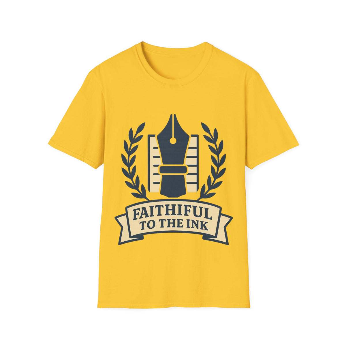 "Faithful To The Ink" Vintage Fountain Pen Tee | Retro Author Writer T-Shirt - Trending Now - September 2026