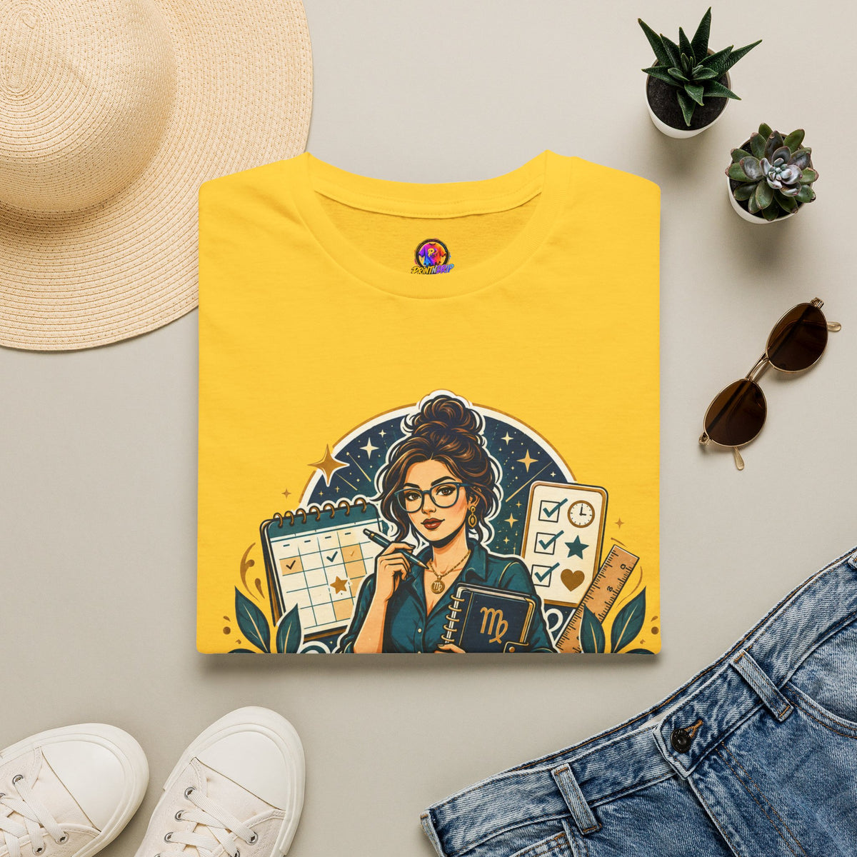 Virgo Planner T-Shirt — “Relax I Already Made A Plan For That” Astrological Tee