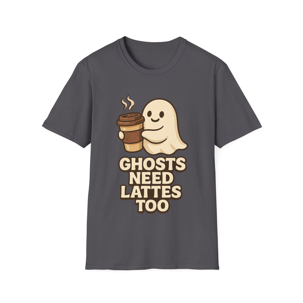 Ghosts Need Lattes Too T-Shirt - Trending Now - August 2026