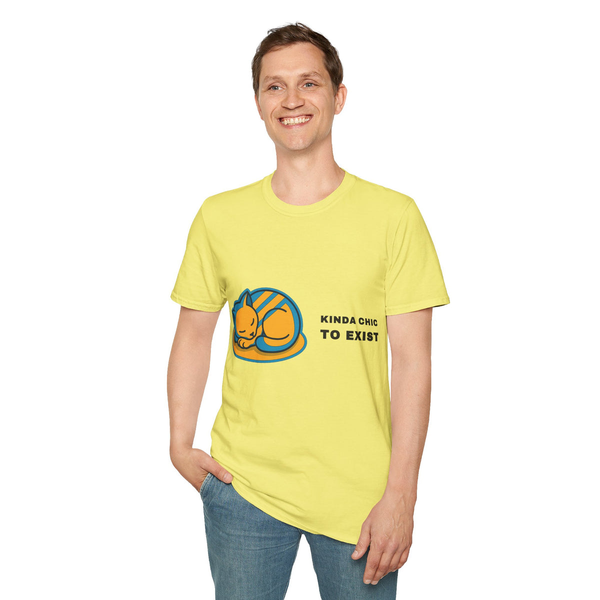 Cat Nap T‑Shirt - 'Kinda Okay To Exist' Cute Sleeping Cat Graphic Tee - Trending Now - September 2026