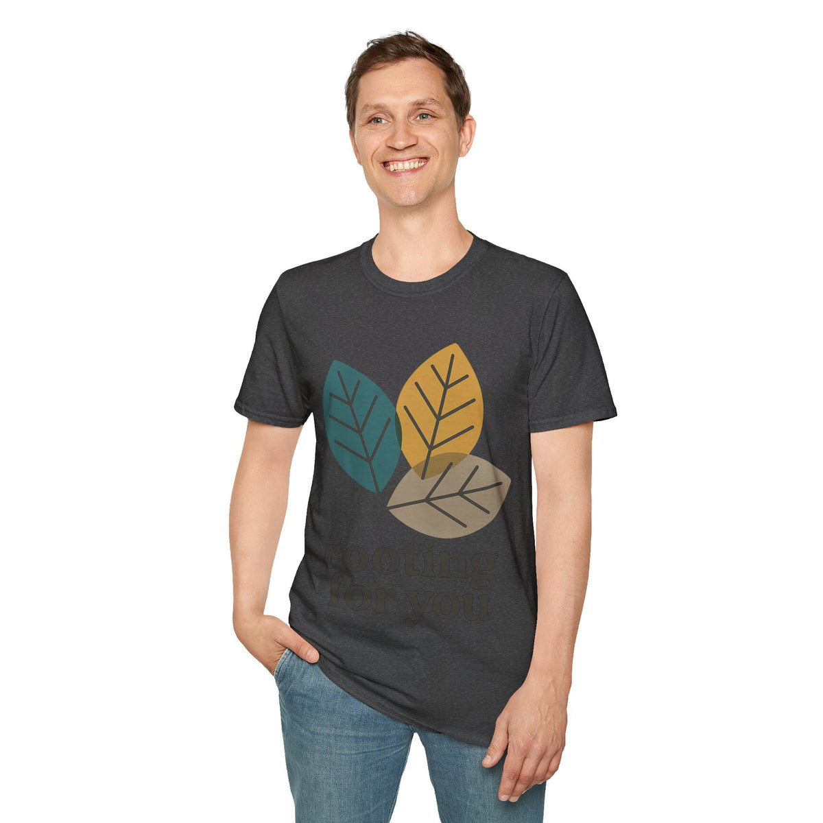 Leaf Trio T-Shirt — 'Rooting for You' Botanical Graphic Tee - Trending Now - September 2026
