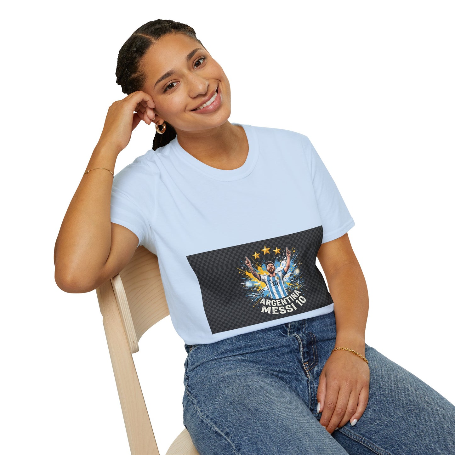 Argentina Messi  Soccer T‑Shirt — Argentina Messi 10 Fan Tee