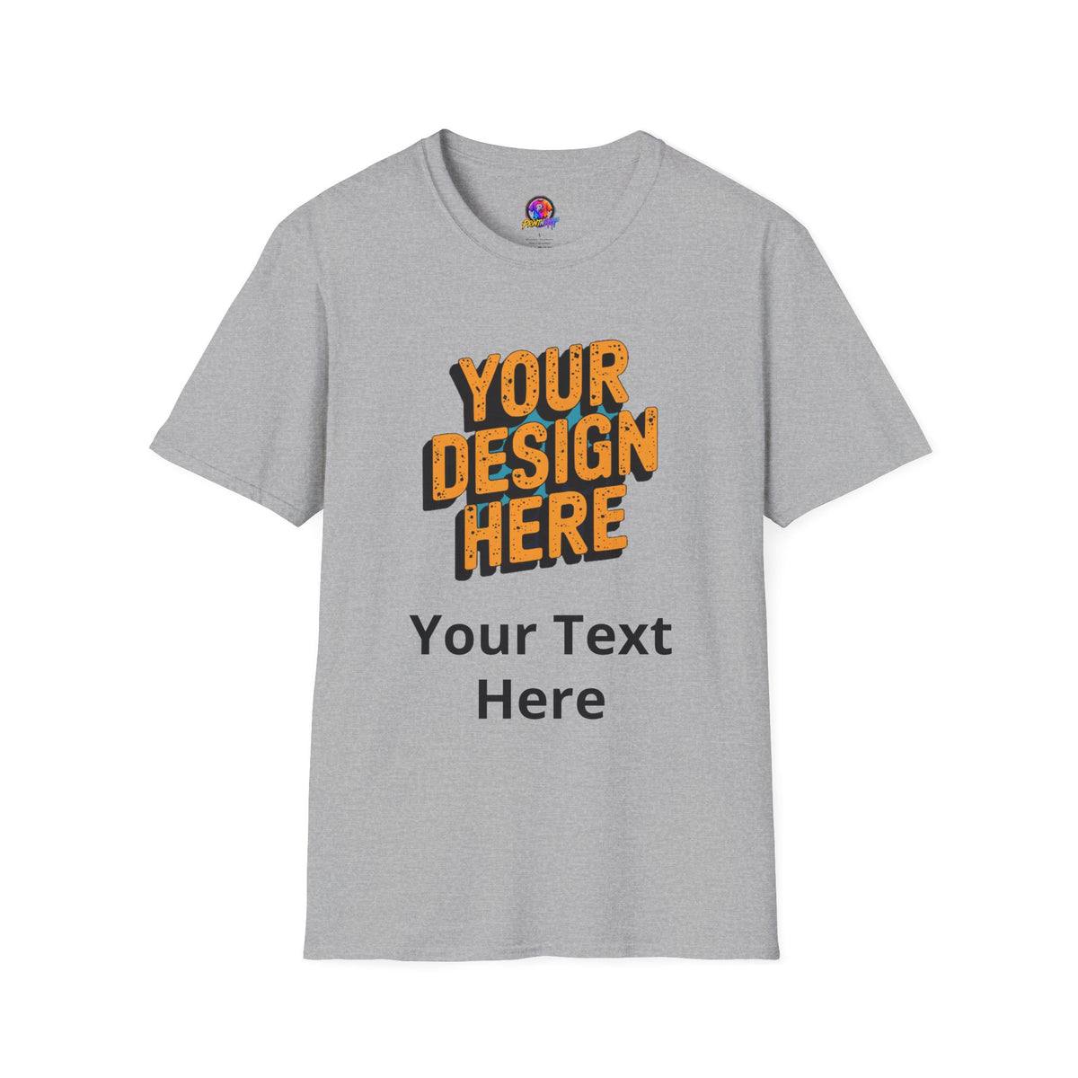 Unisex Softstyle T-Shirt - Personalize Your Own T-Shirt With Choice Of Your Colors And Designs
