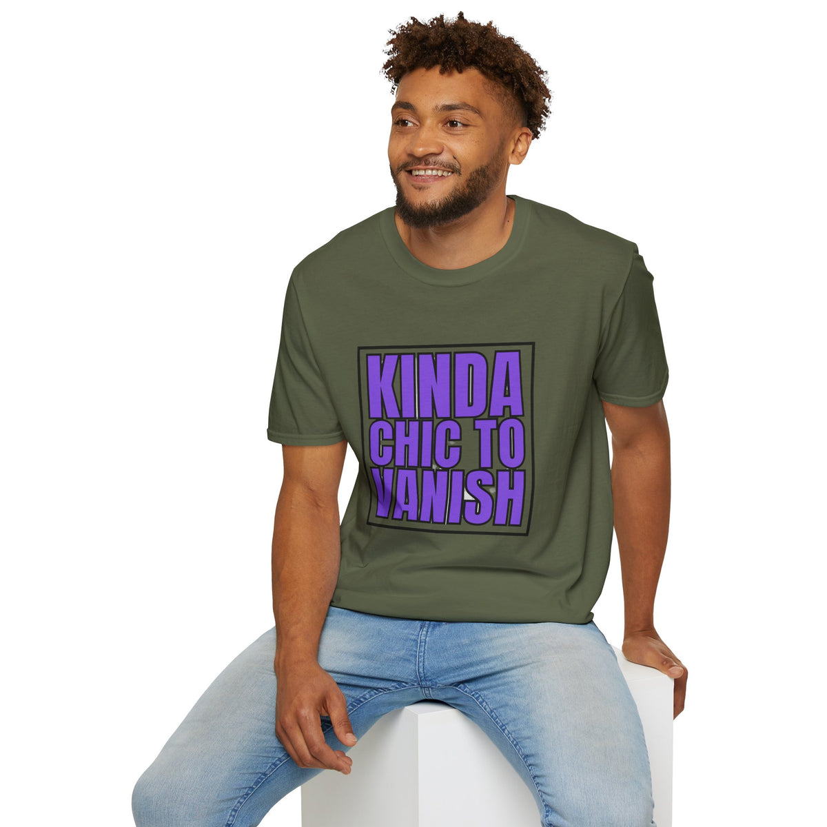 Kinda Chic to Vanish T-Shirt — Bold Purple Graphic Tee - Trending Now - August 2026