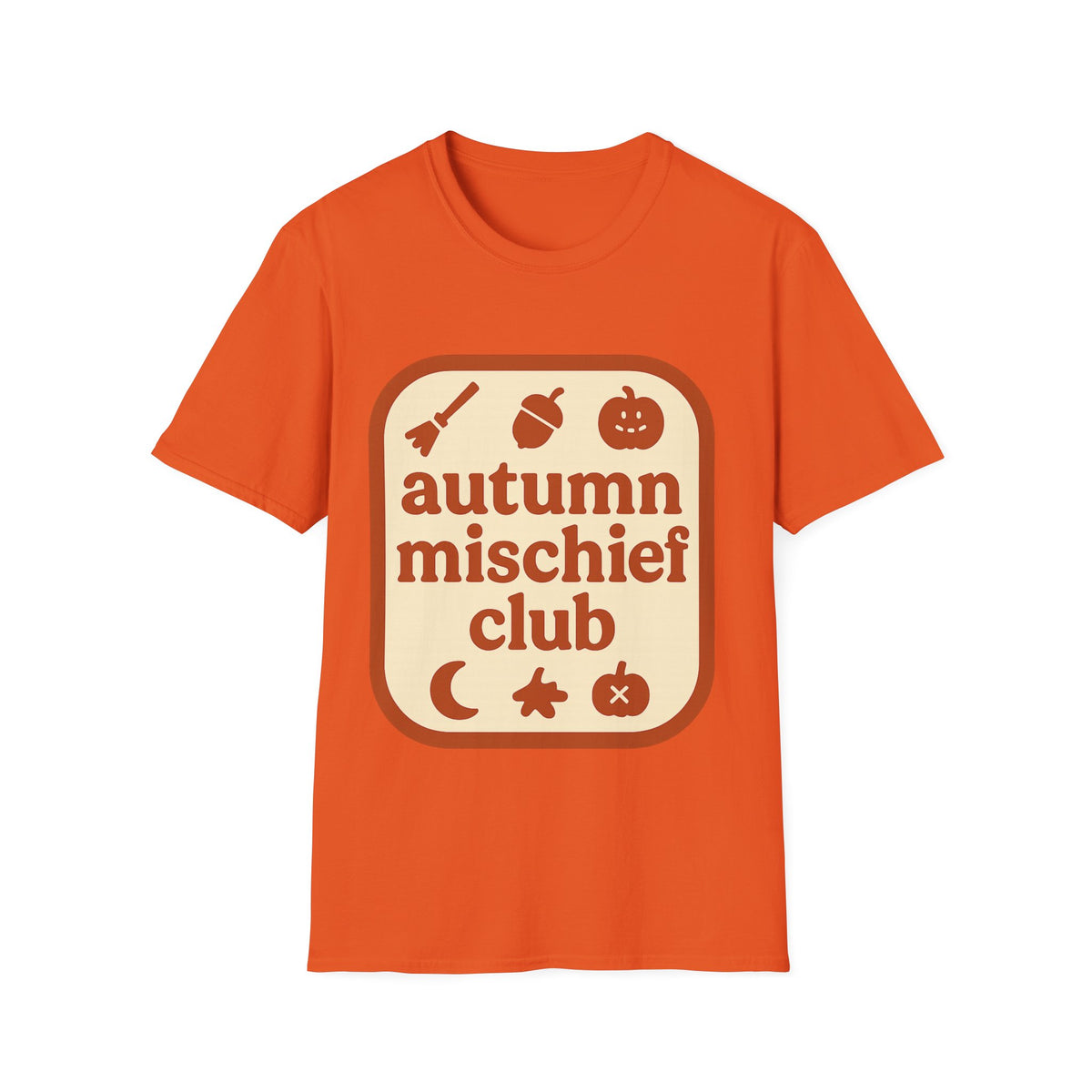Autumn Mischief Club T-Shirt — Cozy Fall Graphic Tee - Trending Now - August 2026