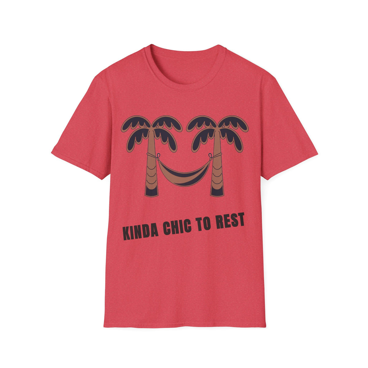 Palm Trees & Hammock T-Shirt — "Kinda Chic to Rest" Tropical Relaxed Tee - Trending Now - September 2026