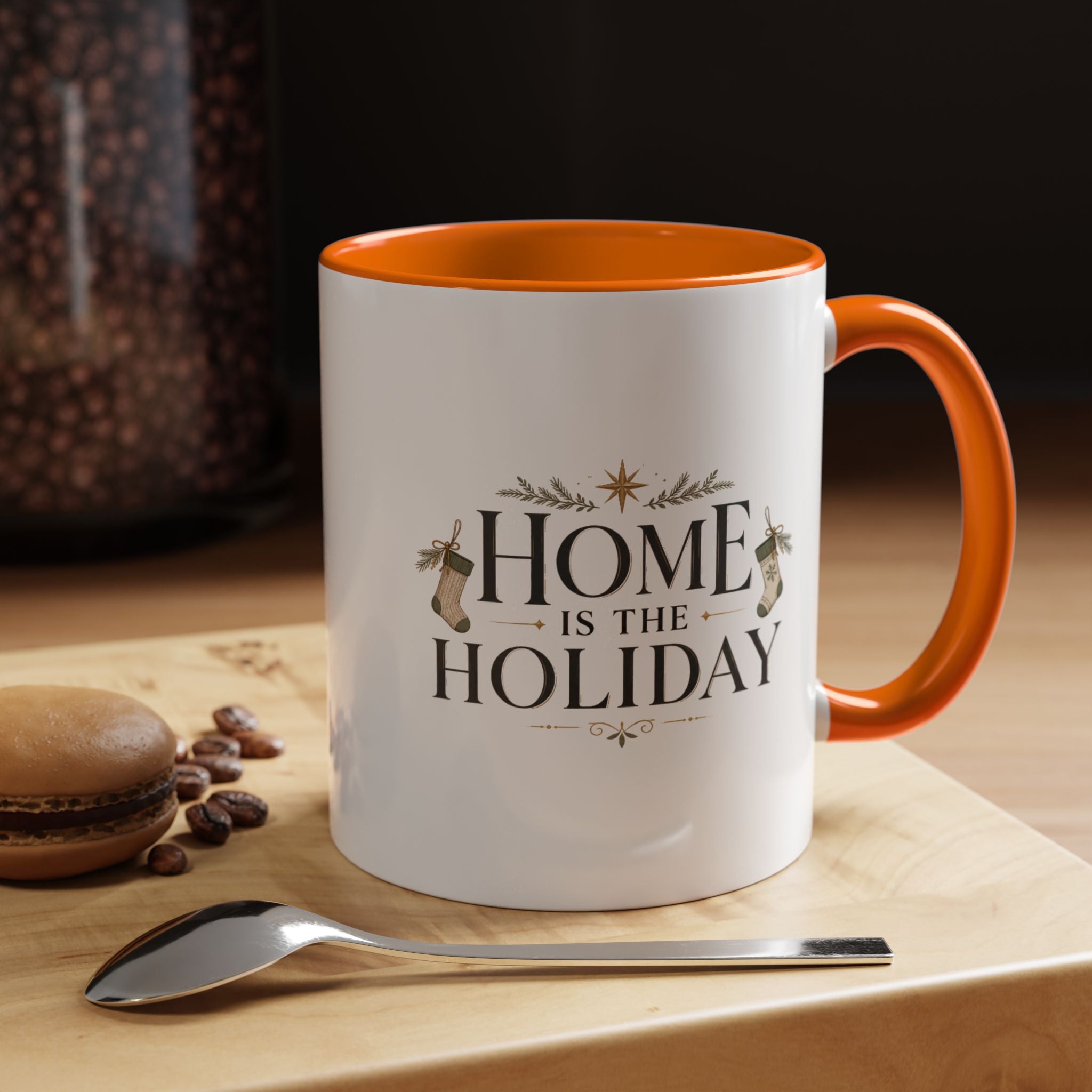 Christmas Home Is the Holiday Coffee Mug — Christmas Holiday Accent Mug