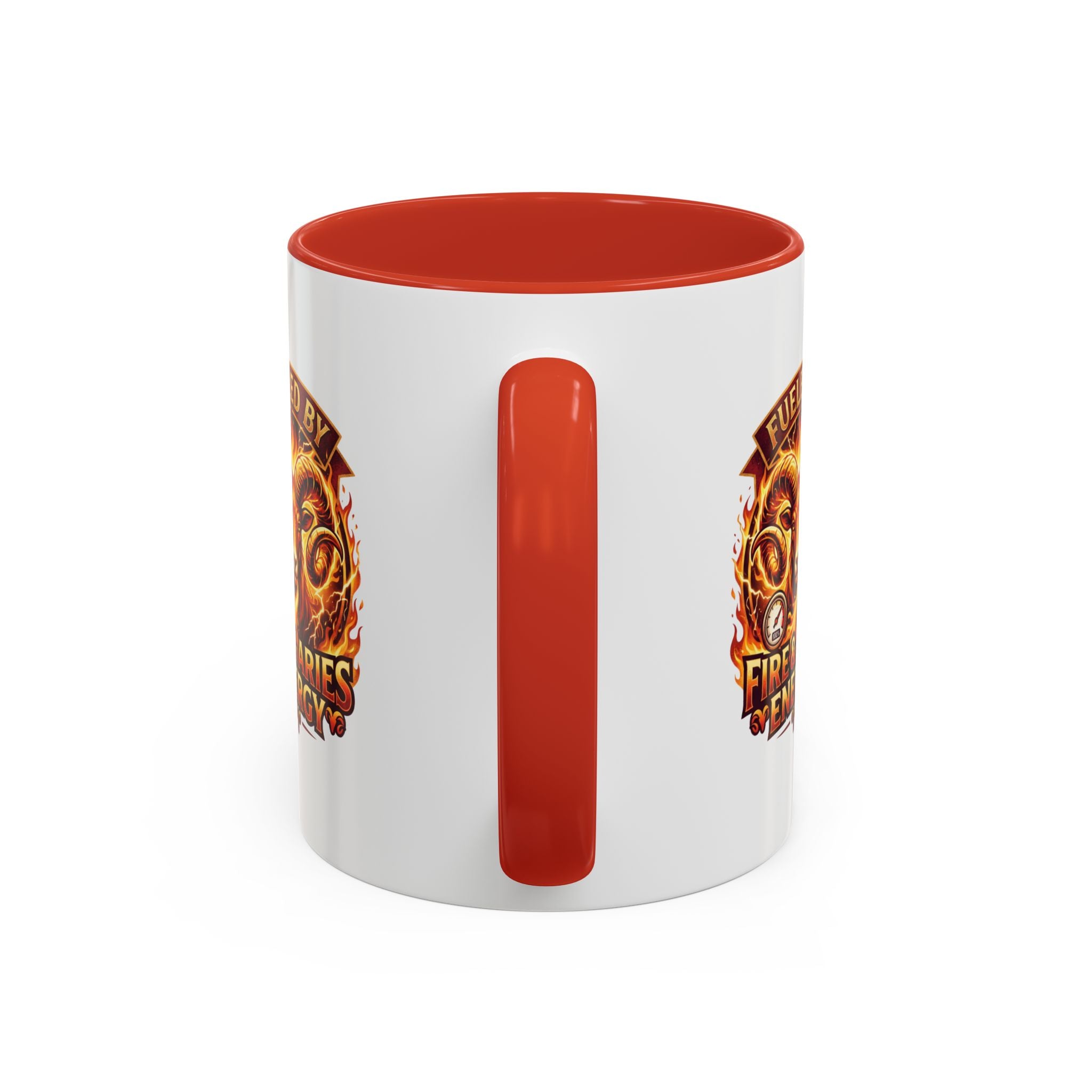 Fueled by Fire & Aries Energy Mug – Zodiac Ram Coffee Cup
