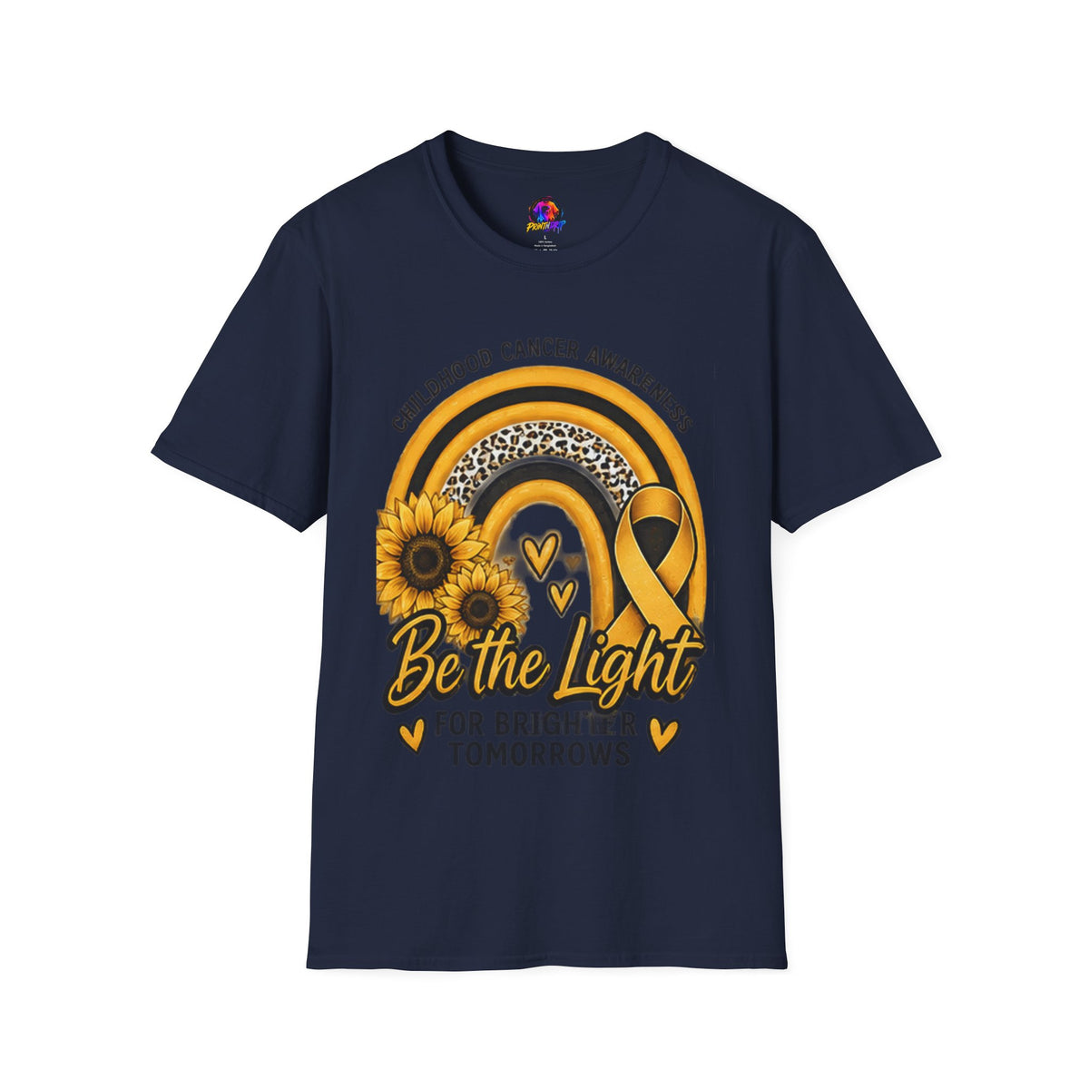 Be the Light Childhood Cancer Awareness T-Shirt