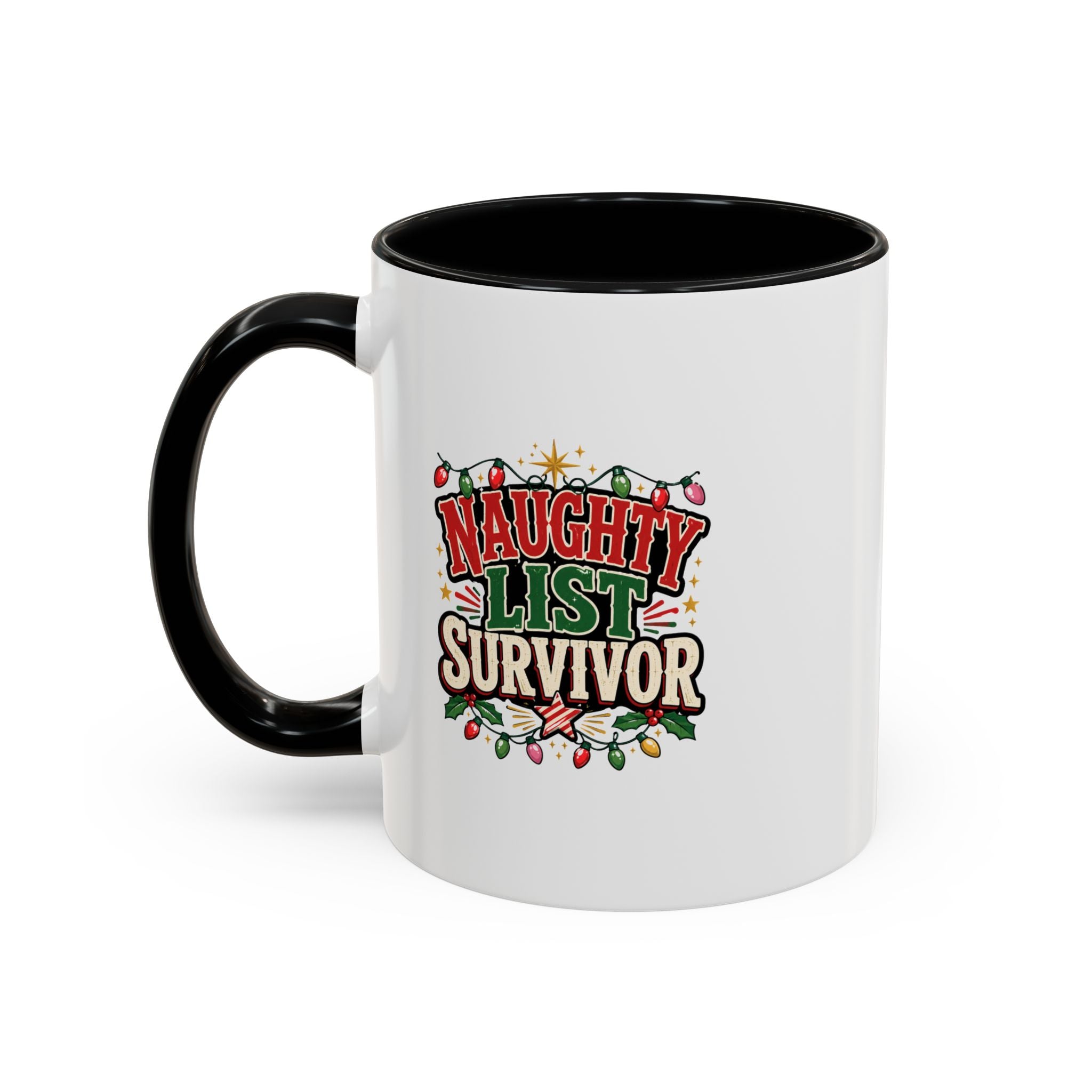 Accent Coffee Mug Naughty List Survivor