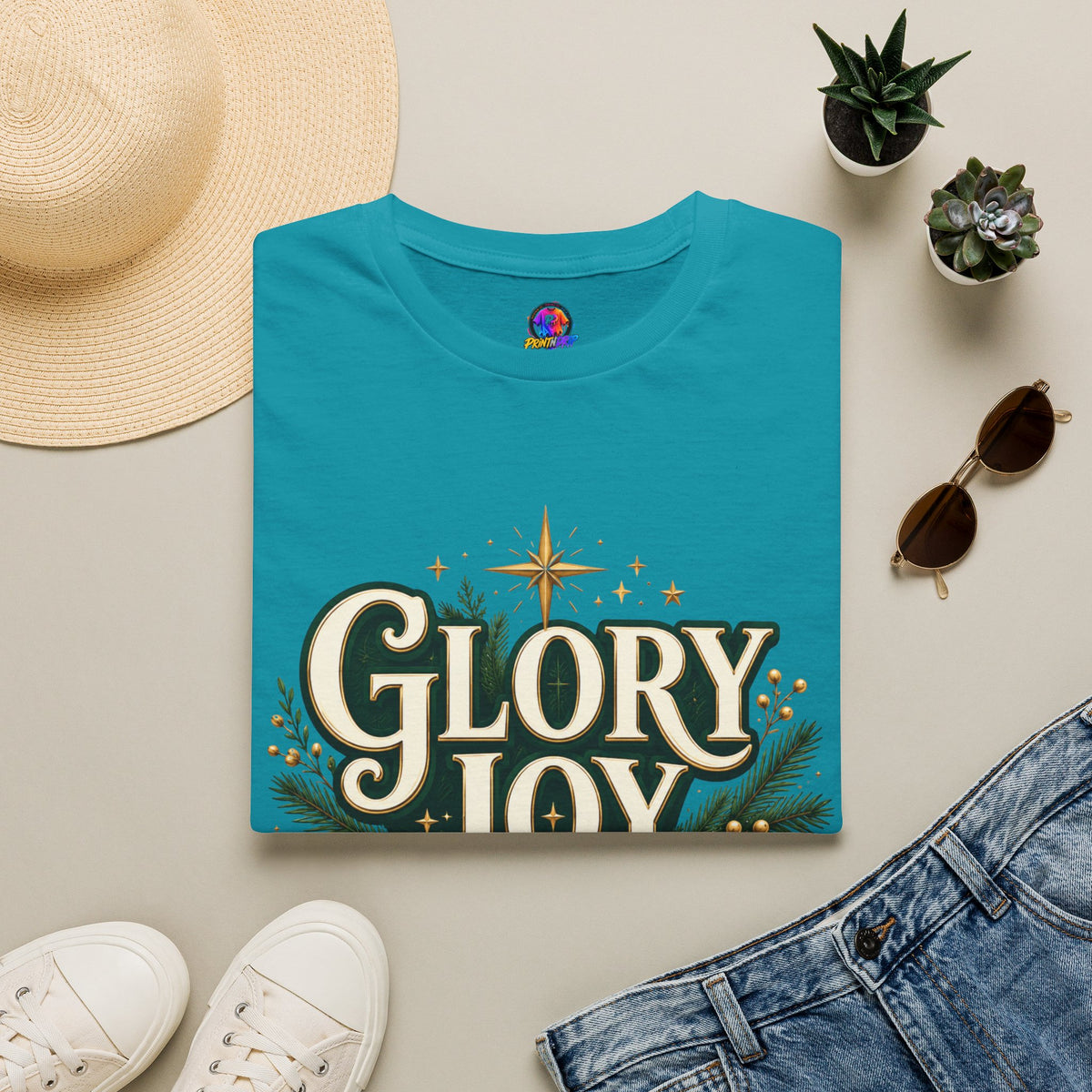 Glory Joy Peace Christmas T-Shirt