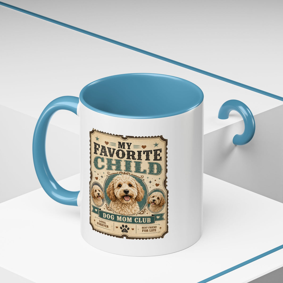 Milo Bailey Dog Dad Mom My Favorite Child Dog Mom Coffee Mug — Funny Dog Mom Gift