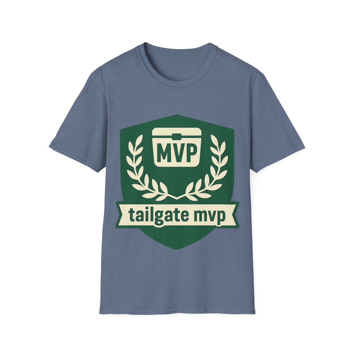 MVP Tailgate T-Shirt — Vintage Green MVP Badge Tee - Trending Now - August 2026