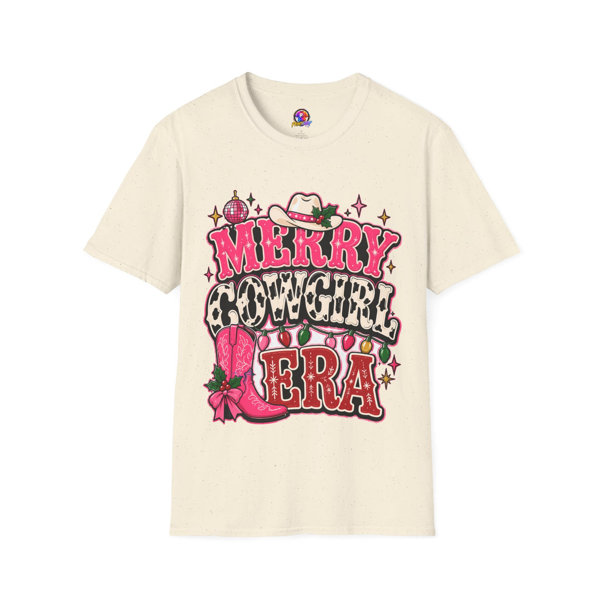 Merry Cowgirl Christmas T-Shirt