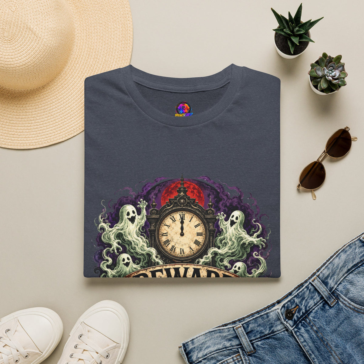 Halloween Beware Of Midnight Unisex Softstyle T-Shirt