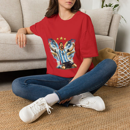 Argentina Soccer Legend Argentina T-Shirt — Celebratory Messi Design