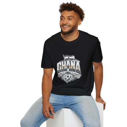 Ghana Vintage Flag T-Shirt — Retro Ghana Pride Graphic Tee