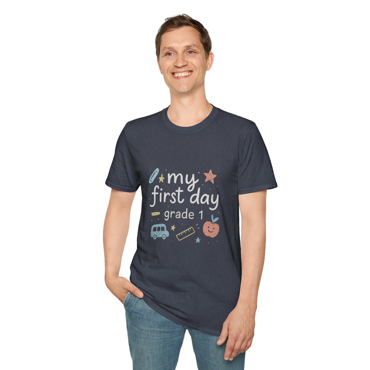 My First Day T‑Shirt — Cute Back-to-School Graphic Tee (My First Day, Grade 1) - Trending Now - August 2026