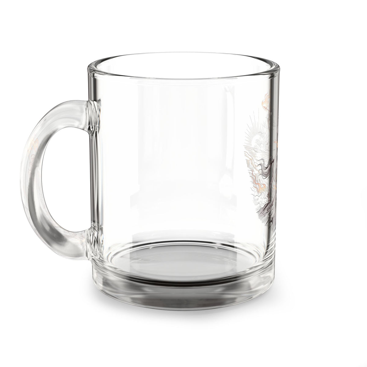 Sagittarius Centaur Archer Glass Mug — 10oz Zodiac Astrology Drinkware
