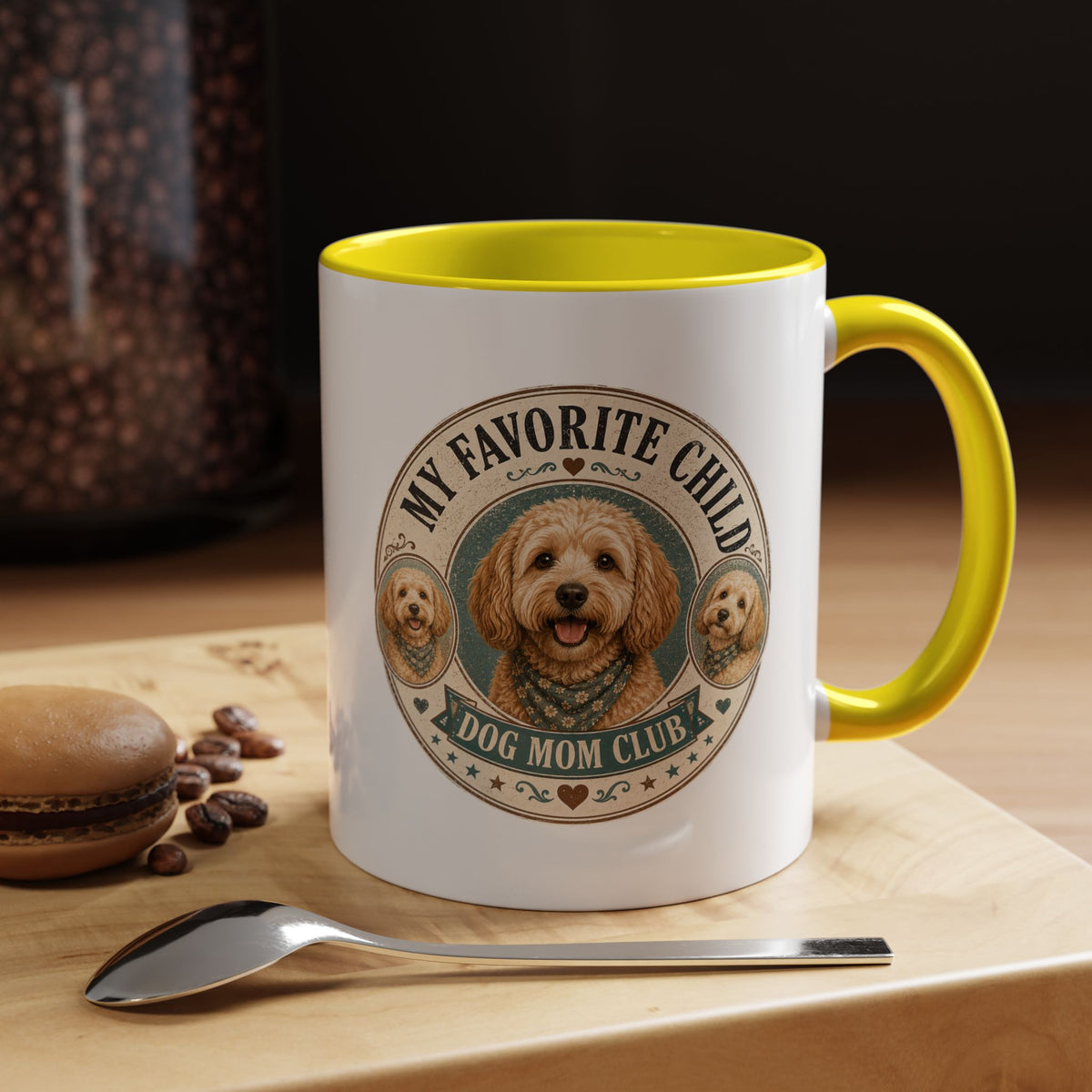 Milo Bailey Dog Dad Mom Dog Mom Coffee Mug — "My Favorite Child" Accent Mug