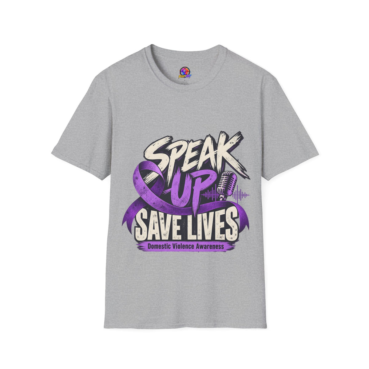 Speak Up Save Lives Domestic Violence Awareness T-Shirt