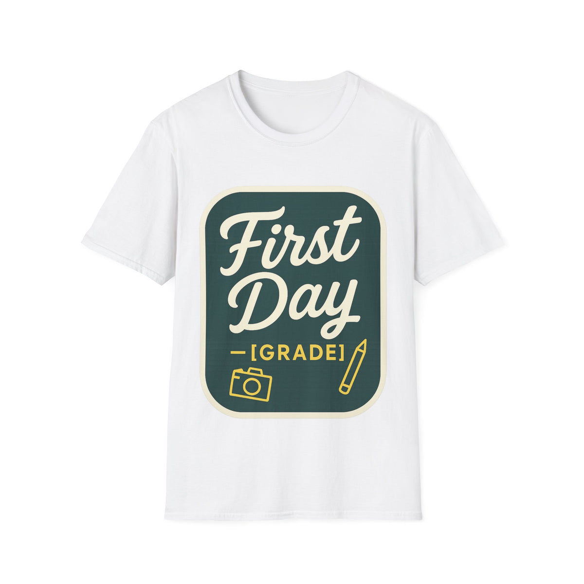 First Day T-Shirt — Retro "First Day (Grade 1)" Back-to-School Tee - Trending Now - August 2026