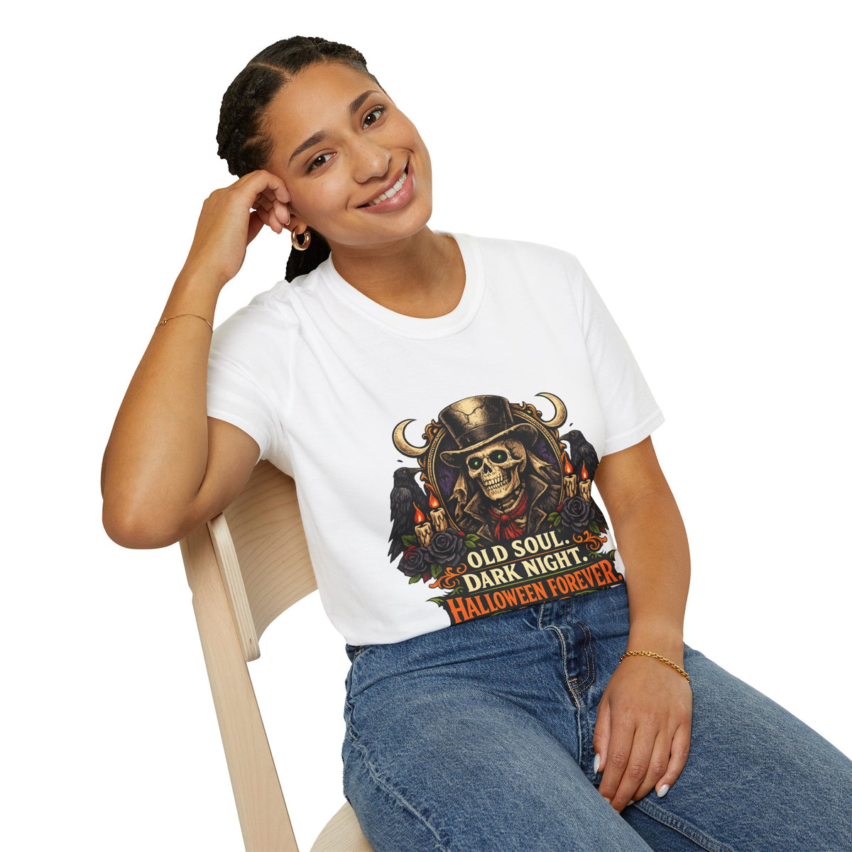 Halloween Old Soul Unisex Softstyle T-Shirt