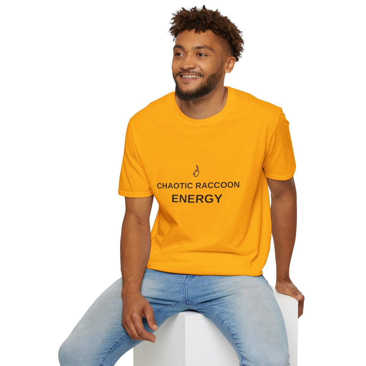 Chaotic Raccoon Energy T-Shirt — Funny Minimal Graphic Tee - Trending Now - August 2026