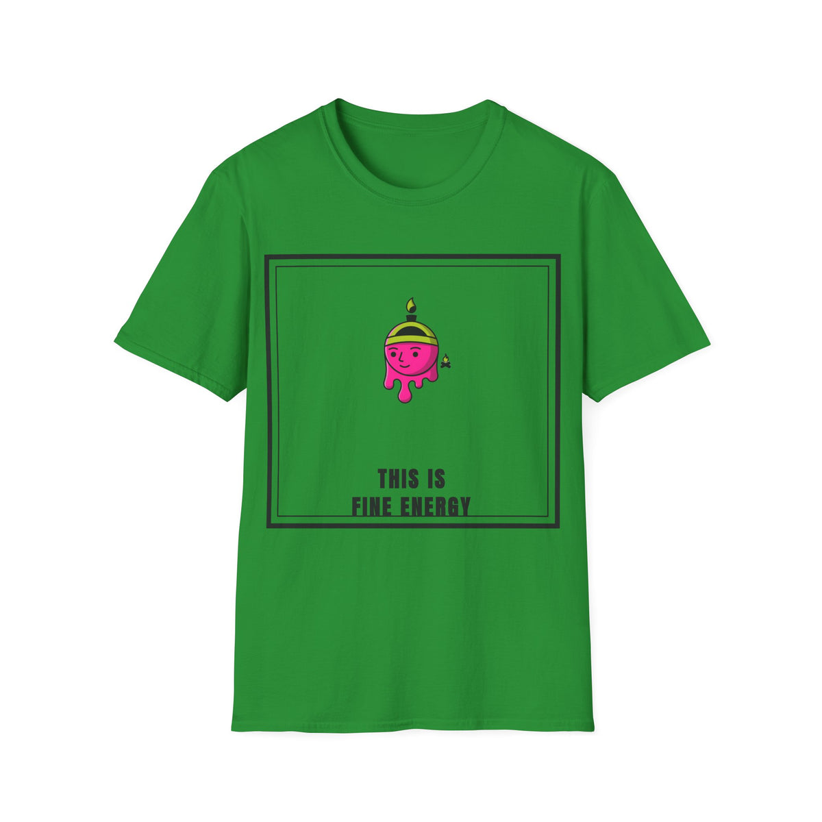 This Is Fine Energy T‑Shirt — Cute Pink Character Graphic Tee - Trending Now - September 2026
