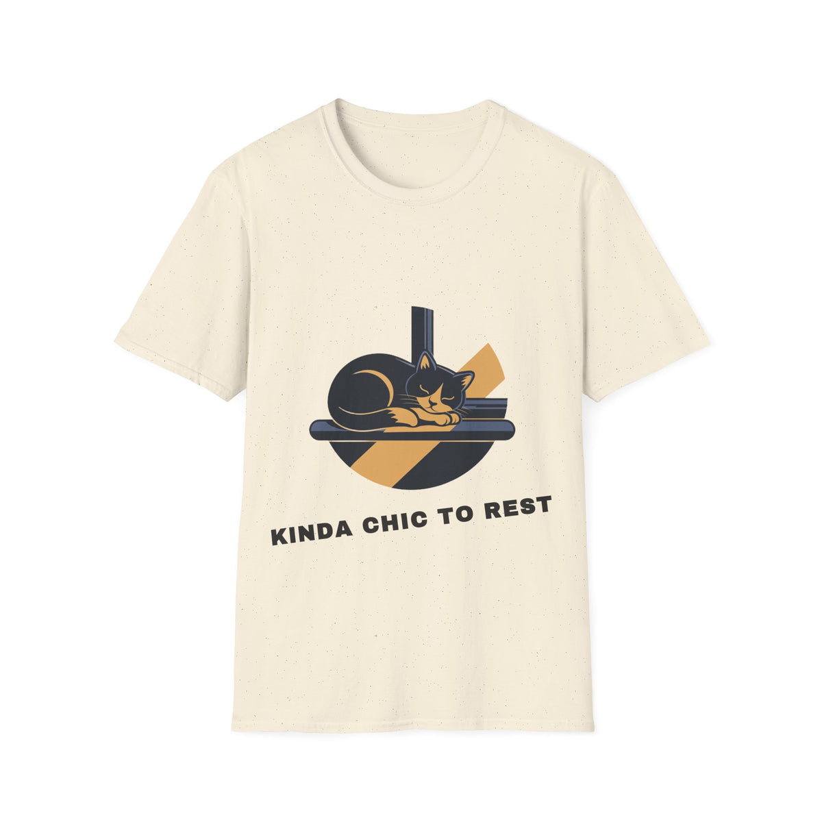 Cat Resting T-Shirt — "Kinda Chic to Rest" Graphic Tee - Trending Now - September 2026