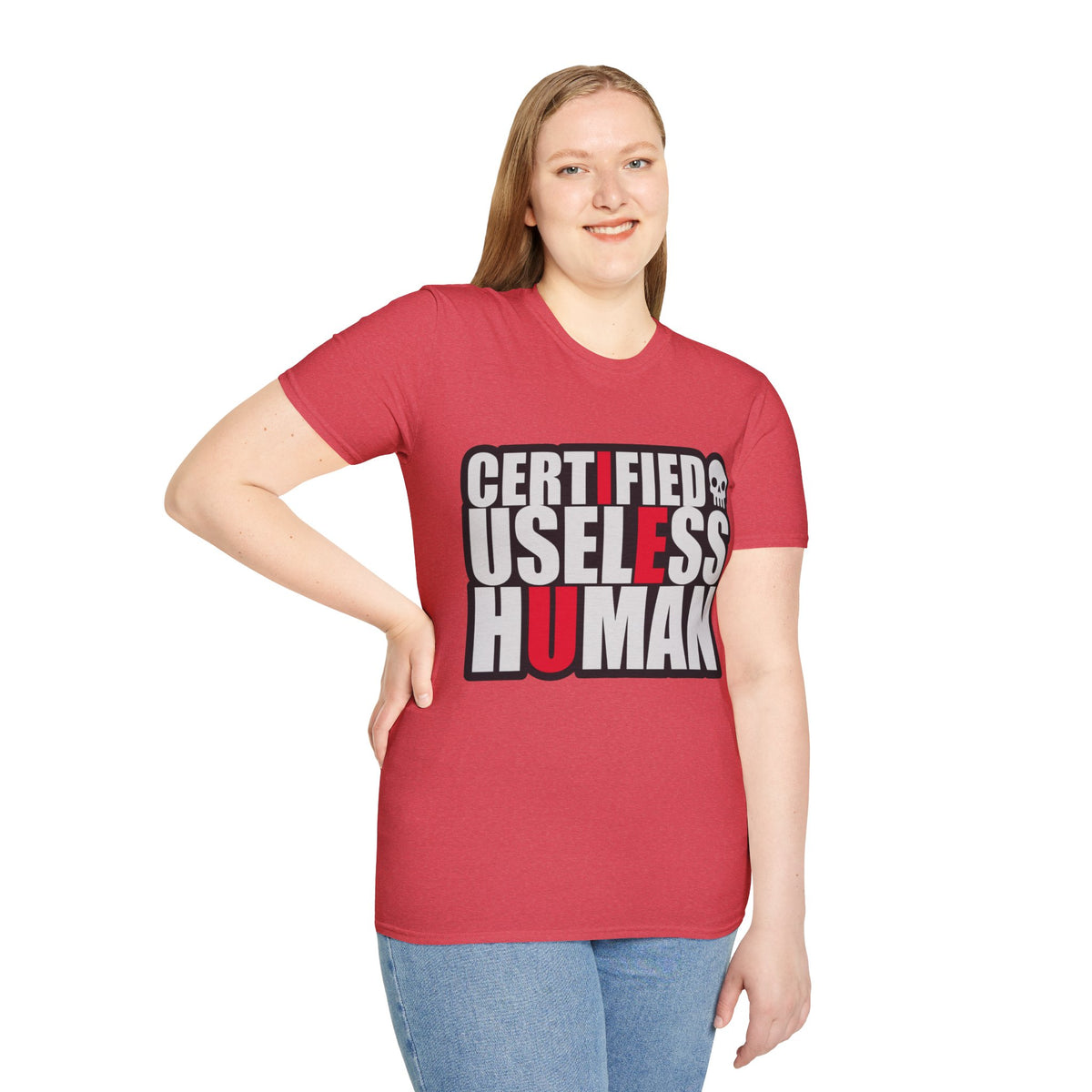 Certified Useless Human T-Shirt — Funny Sarcastic Graphic Tee - Trending Now - August 2026