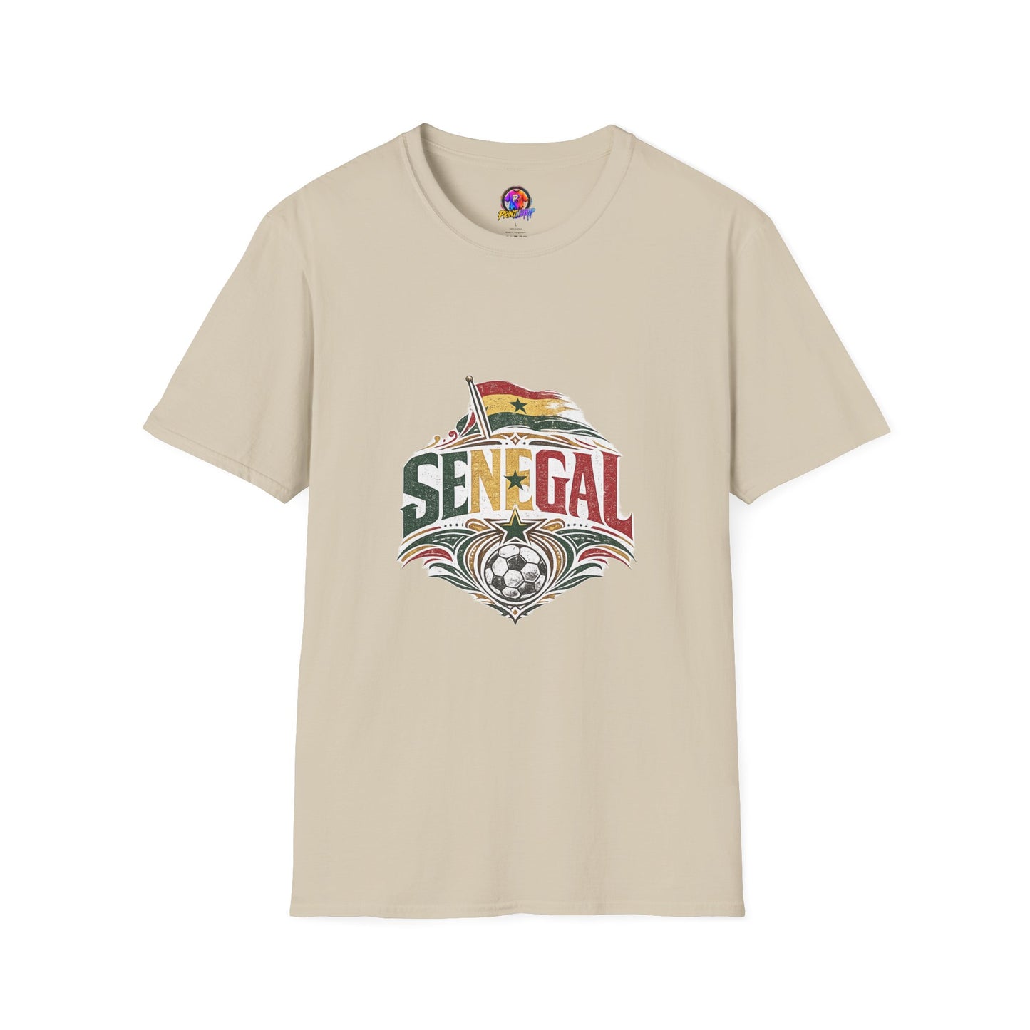 Senegal Flag Graphic T-Shirt — Vintage Senegal Pride Tee