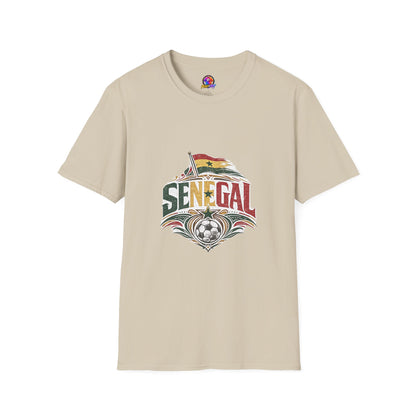 Senegal Flag Graphic T-Shirt — Vintage Senegal Pride Tee