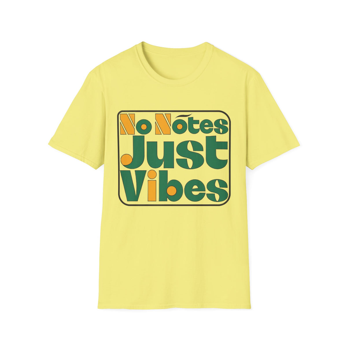 Just Vibes T‑Shirt — "No Notes Just Vibes" Retro Graphic Tee - Trending Now - August 2026