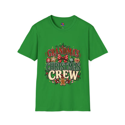 T-Shirt — Grandma's Christmas Crew Holiday Tee