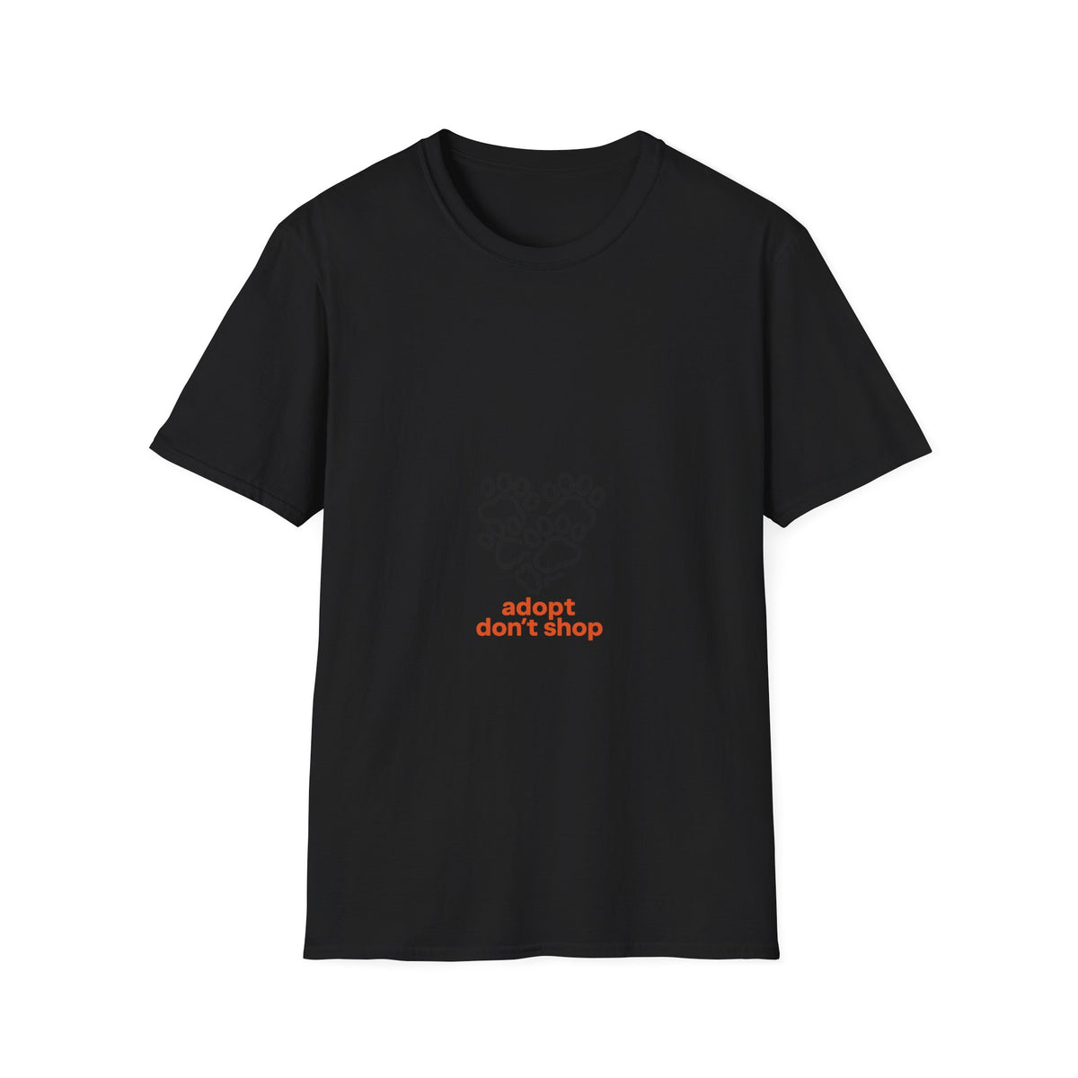 Adopt Don't Shop Minimalist Paw Print Tee - Cute Rescue Pet Advocacy T-Shirt - Trending Now - September 2026