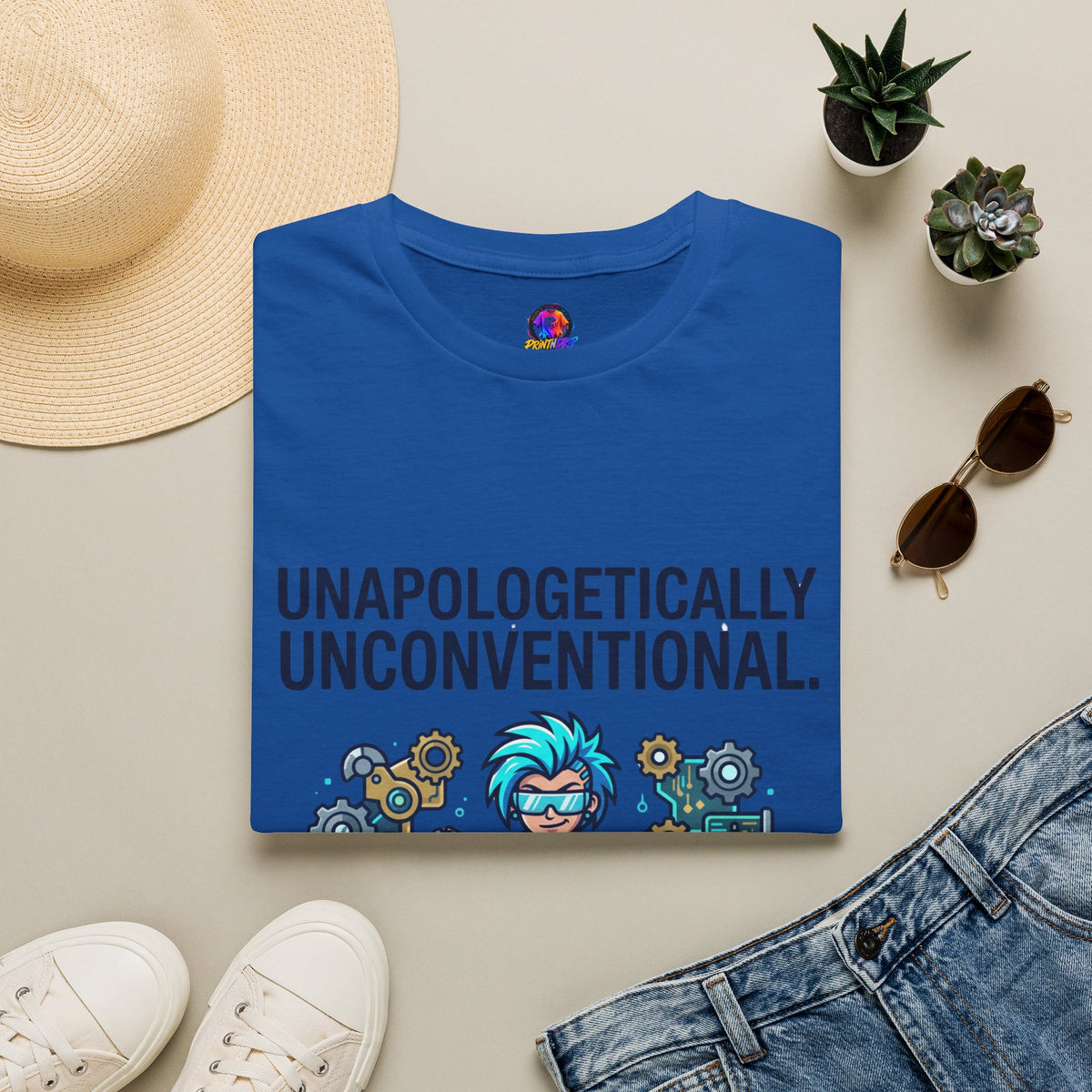 Aquarius Zodiac Unapologetically Unconventional Graphic T-Shirt