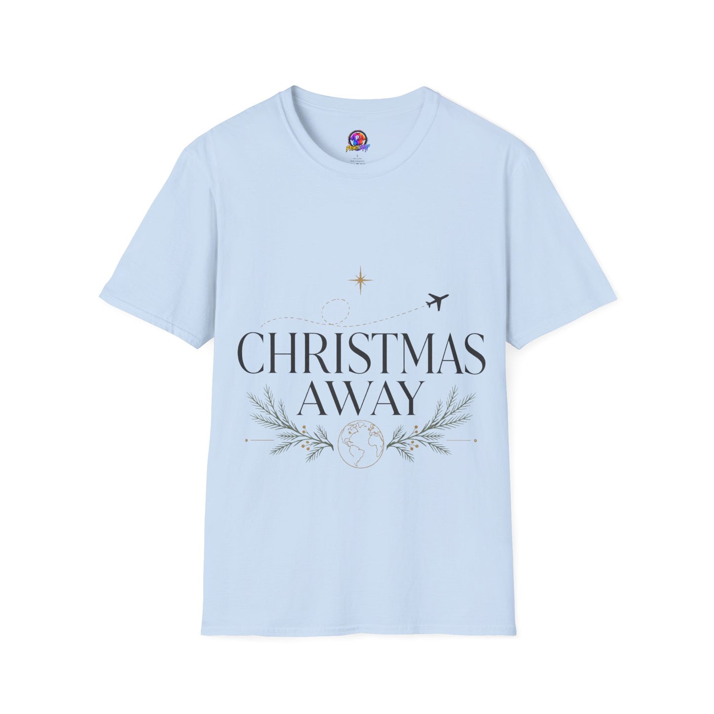 Christmas Away T-Shirt — Holiday Travel Graphic Tee