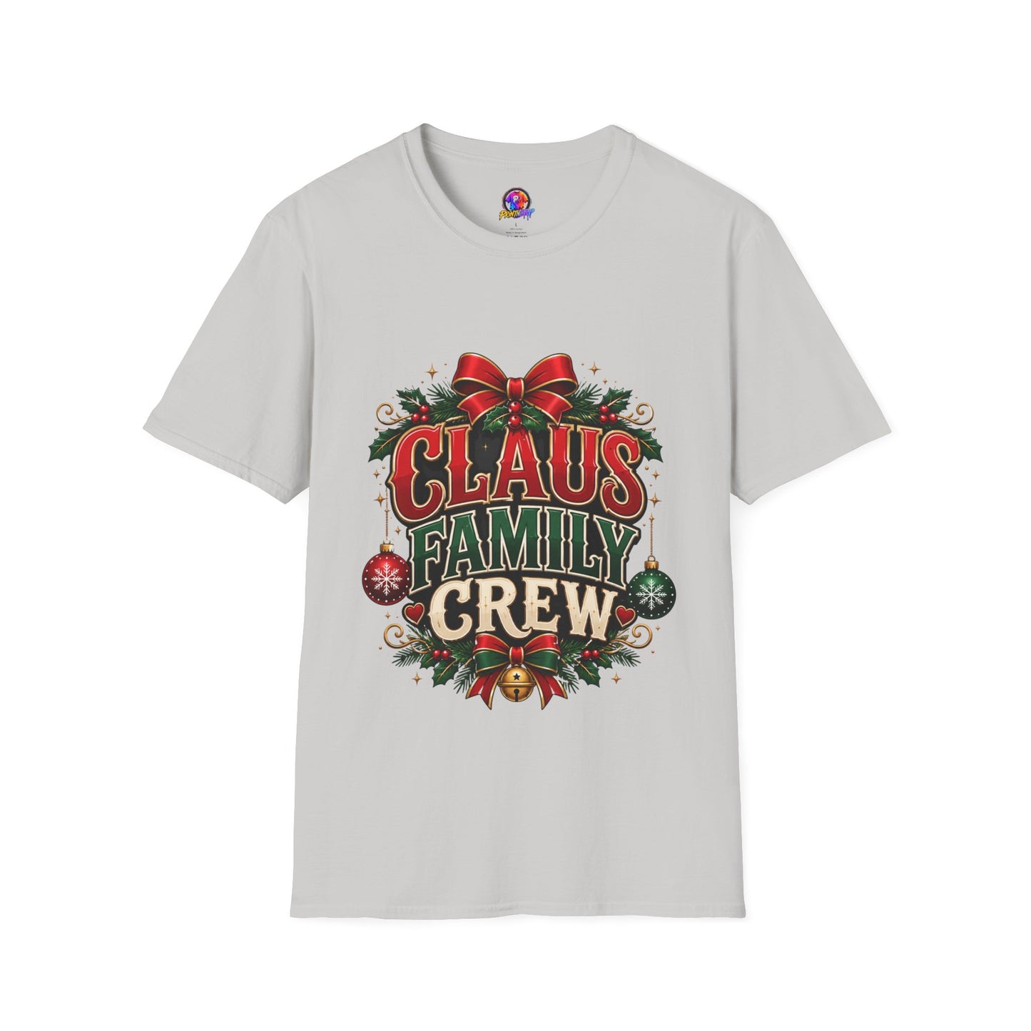 Claus Family Crew T-Shirt — Festive Christmas Holiday Tee