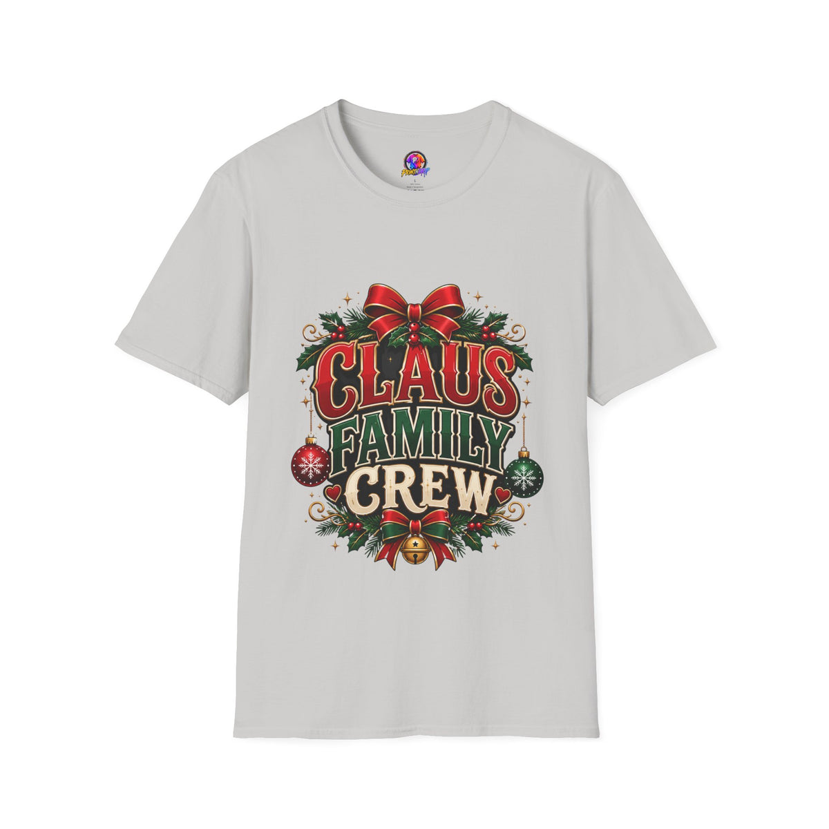 Claus Family Crew T-Shirt — Festive Christmas Holiday Tee
