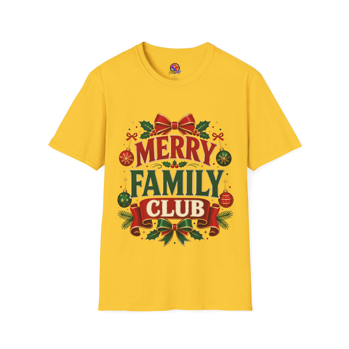 Merry Family Club Christmas T-Shirt