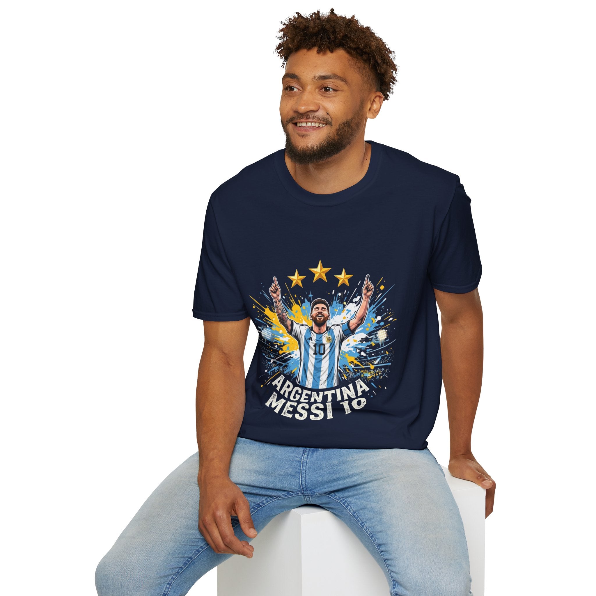Argentina Messi  Soccer T‑Shirt — Argentina Messi 10 Fan Tee