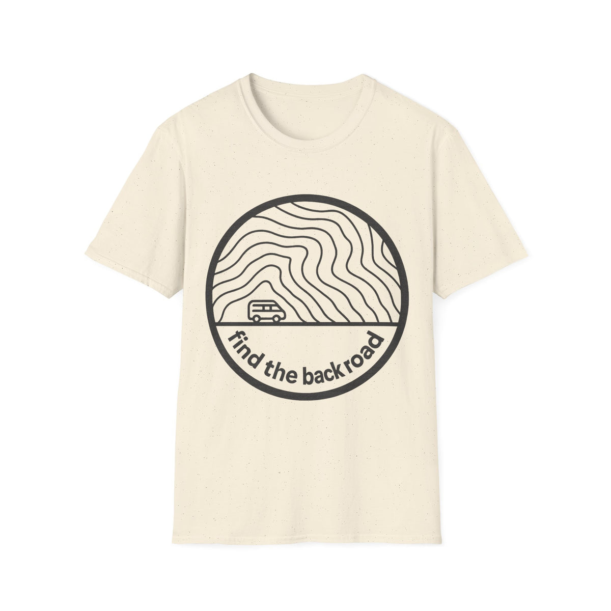 Minimalist Earth Wave T‑Shirt — Subtle Circular Nature Graphic - Trending Now - September 2026