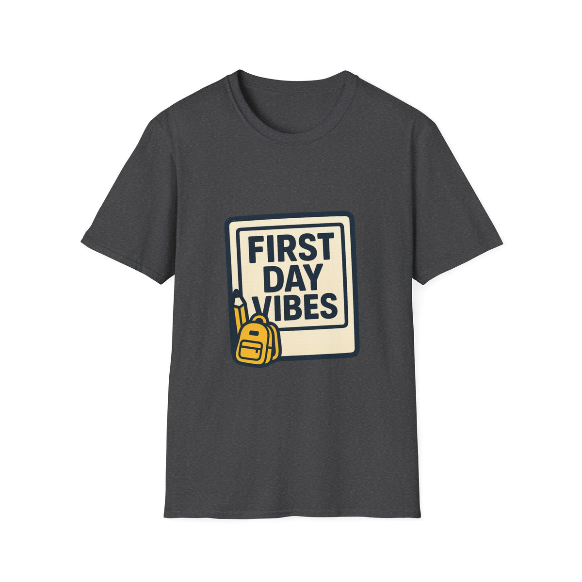First Day Vibes T-Shirt — 'First Day' Retro Badge Tee - Trending Now - September 2026