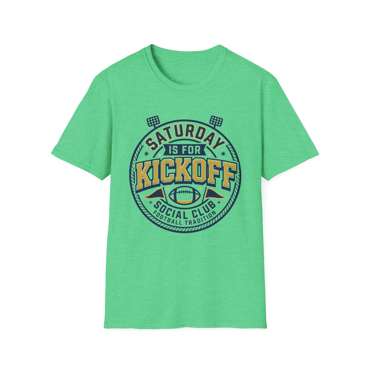 Saturday Night Kickoff T-Shirt — Vintage Football Game Day Tee - Trending Now - August 2026