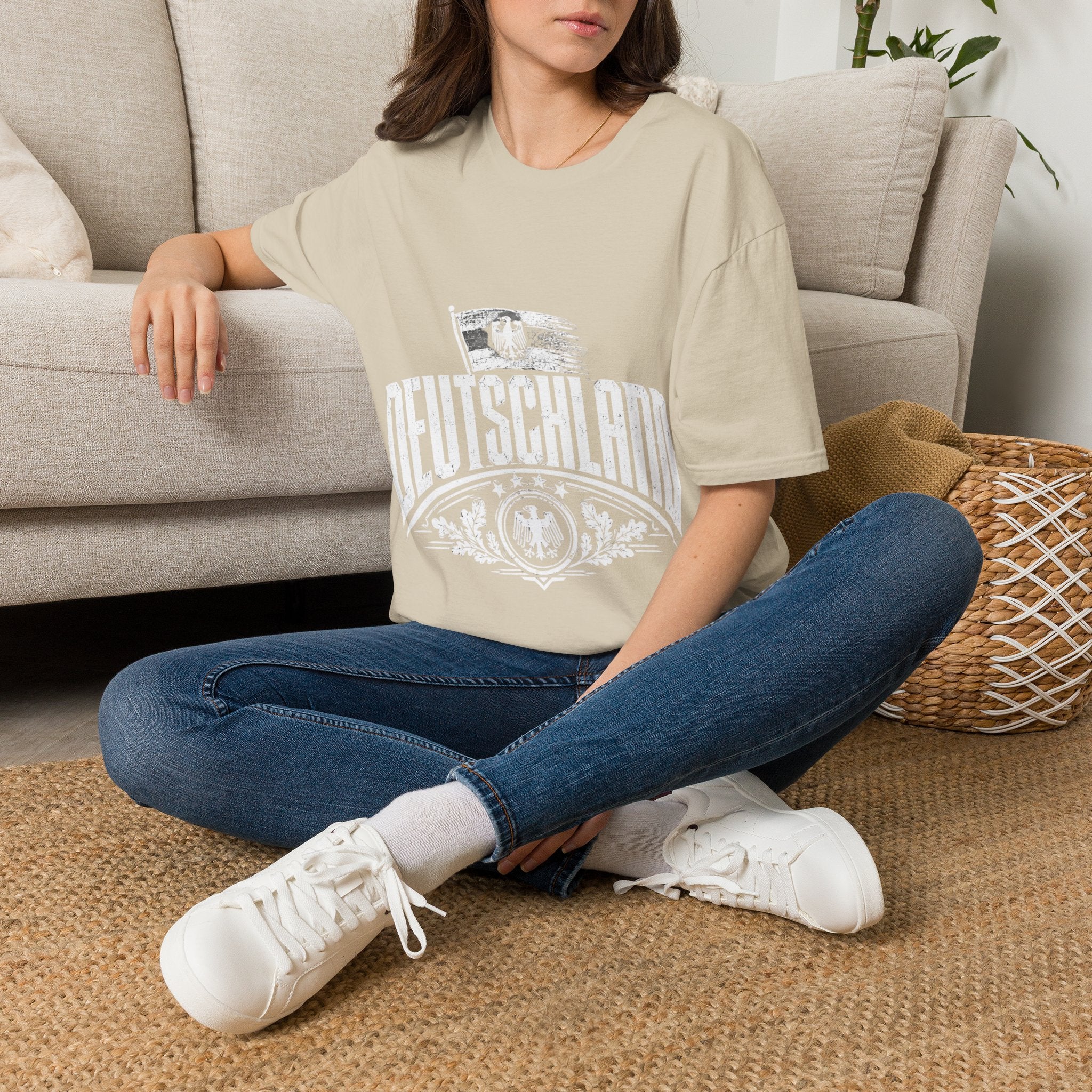 Germany Deutschland T-Shirt — Vintage German Crest Soccer Fan Tee