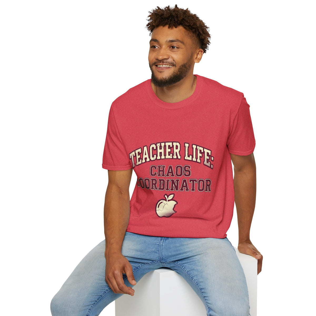 Teacher Life Chaos Coordinator Unisex Softstyle T-Shirt