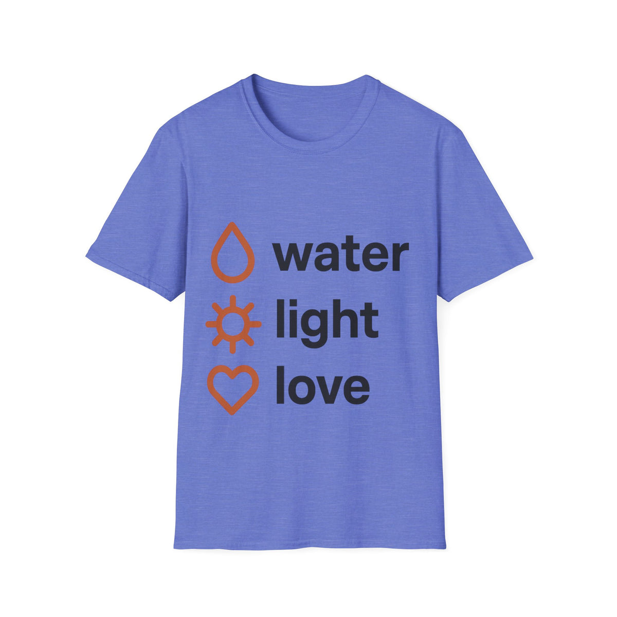 Minimalist Water Light Love Self Care Graphic Tee - Trending Now - September 2026